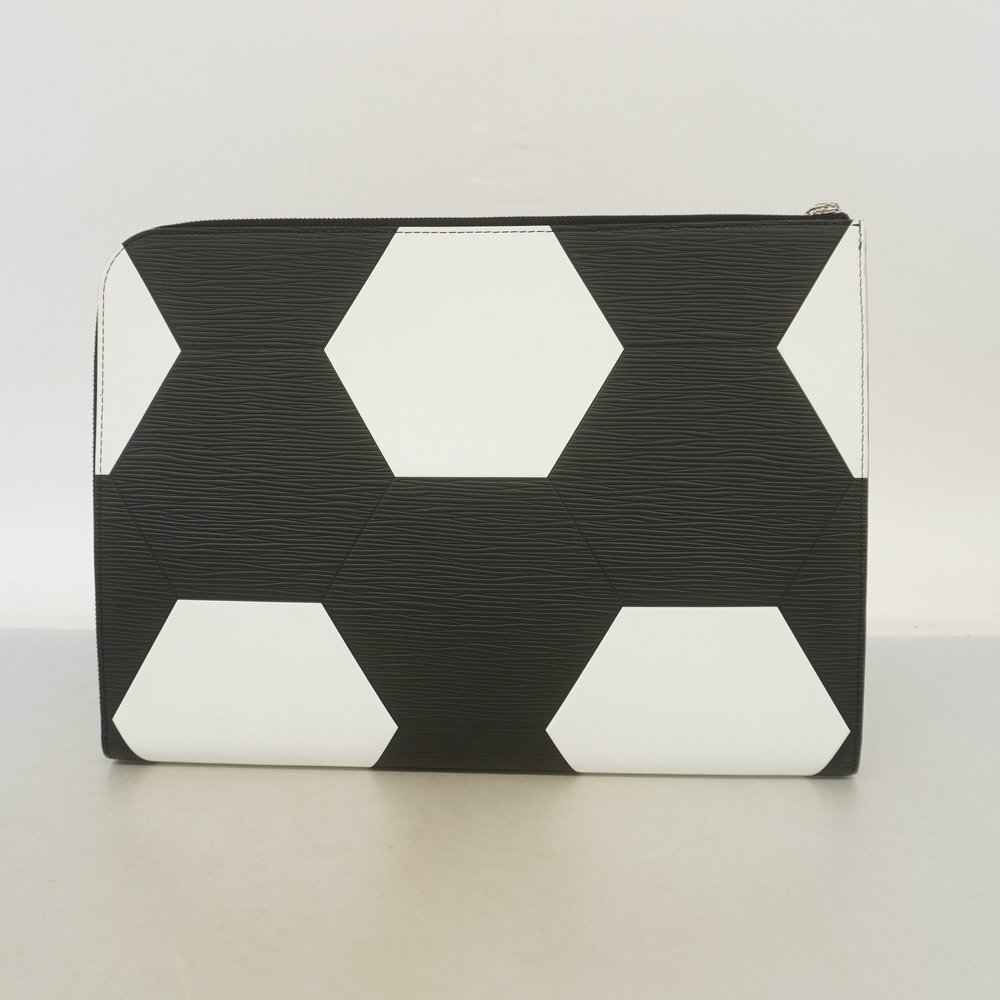 Auth Louis Vuitton Clutch Bag Epi Pochette Jules GM FIFA World Cup Limited M6... - Picture 7 of 7